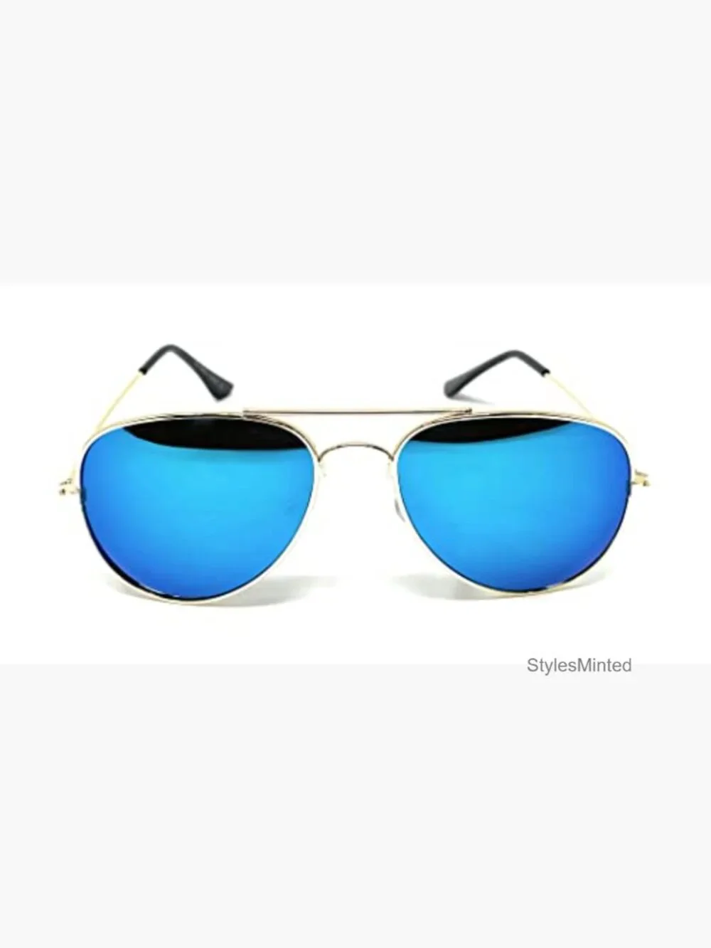 Kids Classic Retro Aviator Sunglasses Metal Frame UV400 Ages 2-5 Small